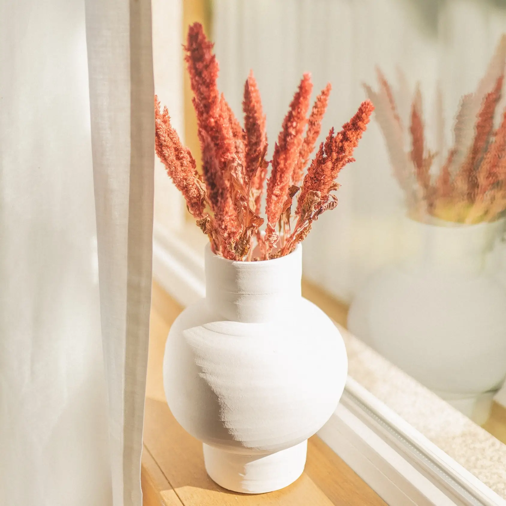 Oito.Atelier Keramik-Vase PARMA, handgefertigt in Portugal