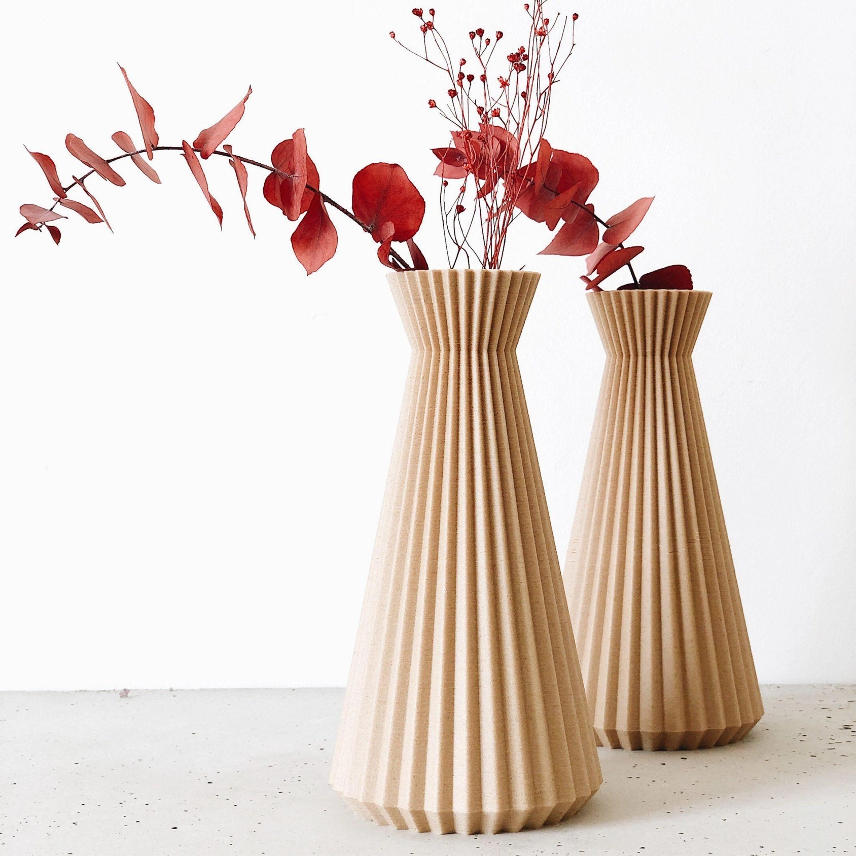 Minimum Design ausgefallene Deko-Vase ISHI in verschiedenen Farben und Größen